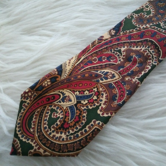 Burberry Other - Burberry Of England Mens Multicolor Paisley tie